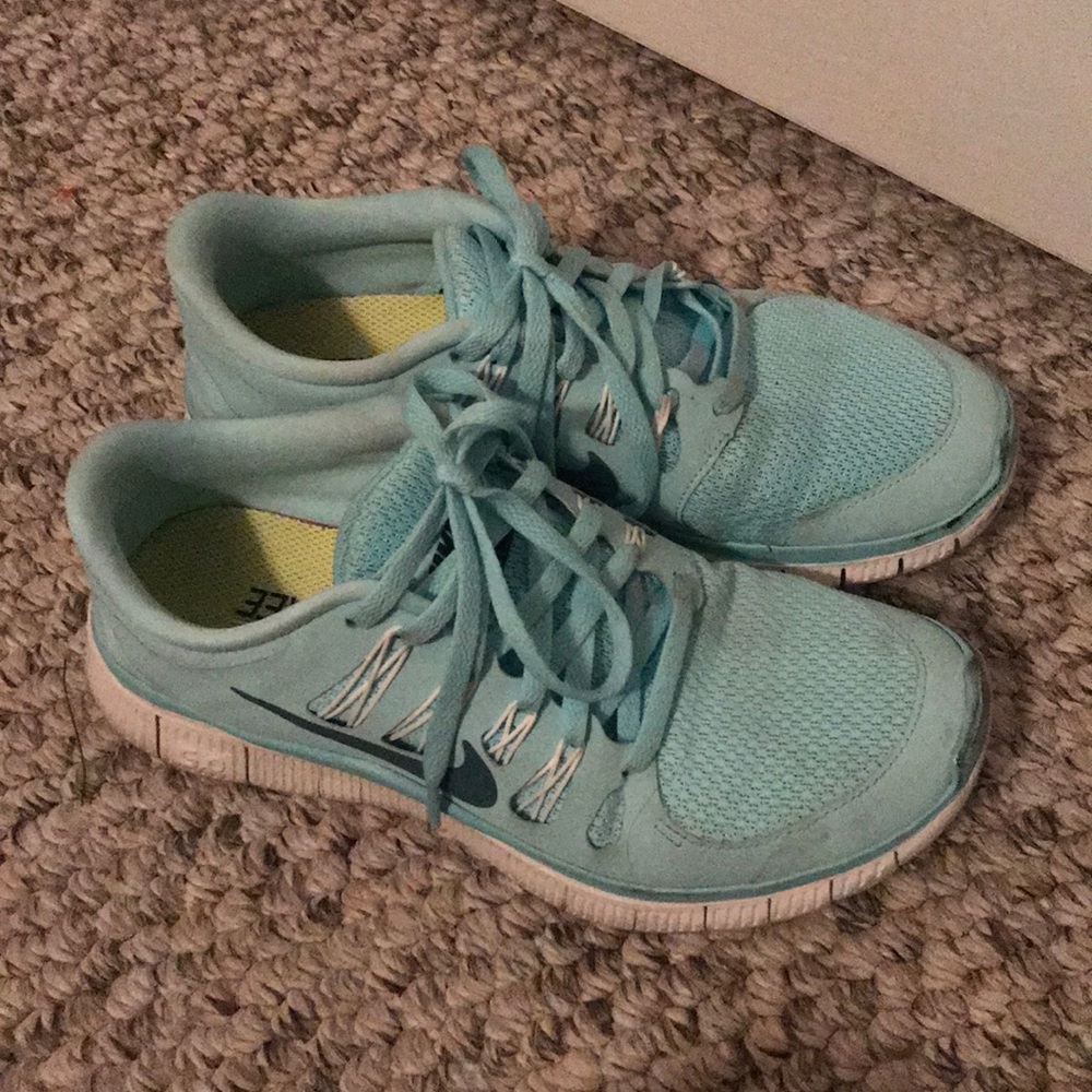 Baby blue Nike Free